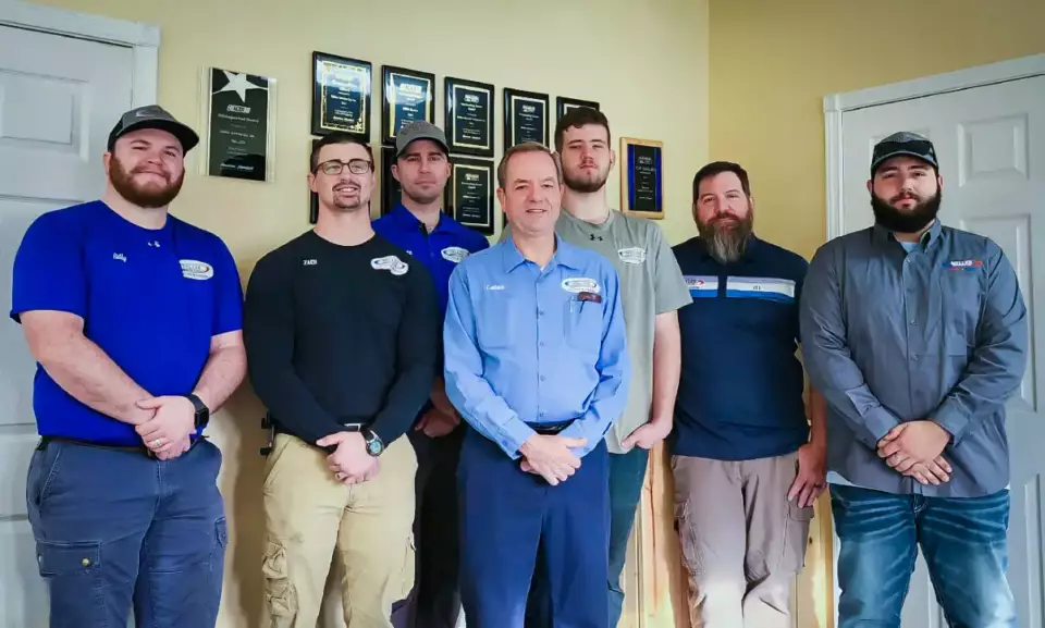 The award winning crew of Miller Service Company in Mountain Home, AR